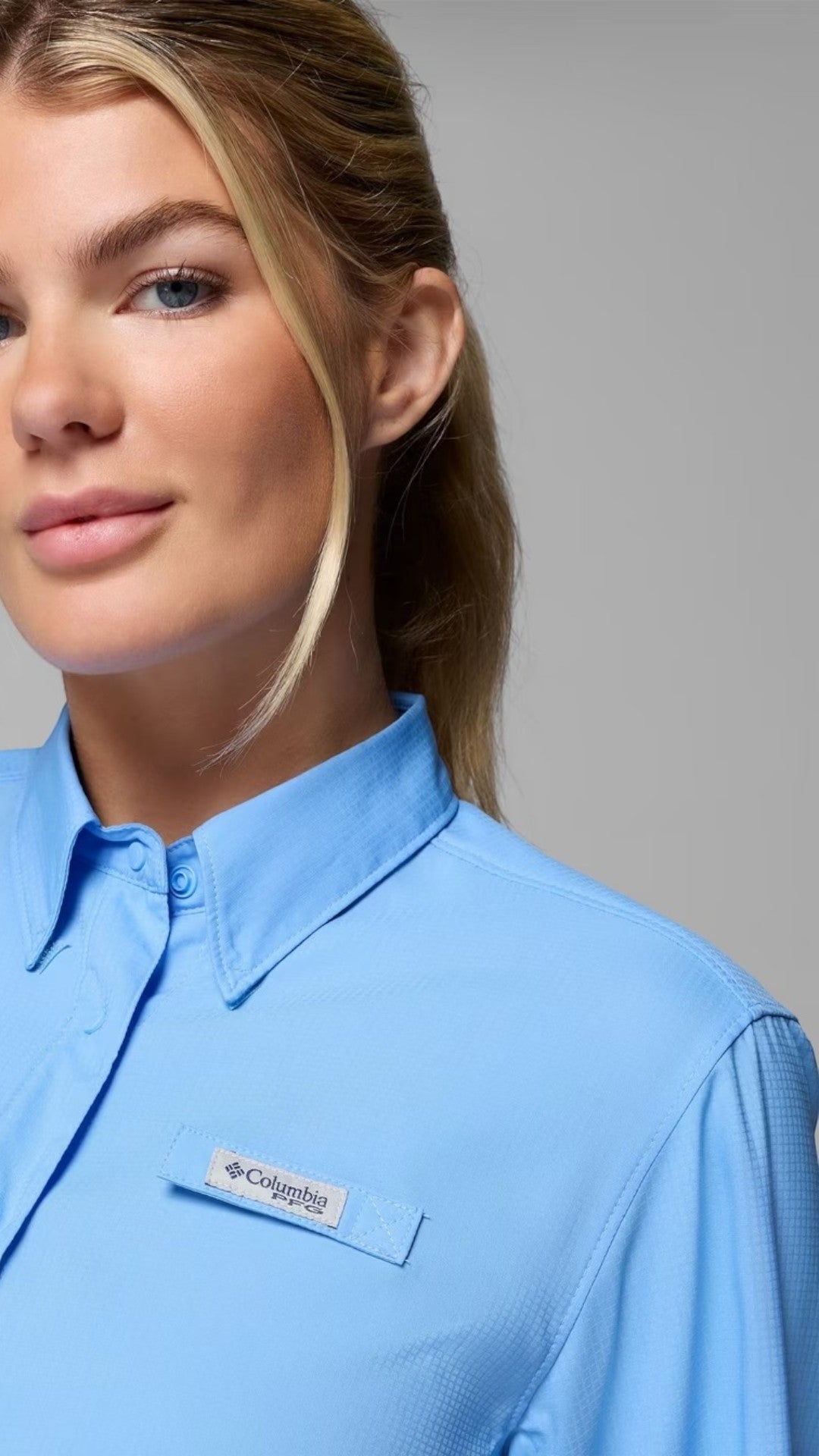 Camisa Columbia Mujer Manga Larga